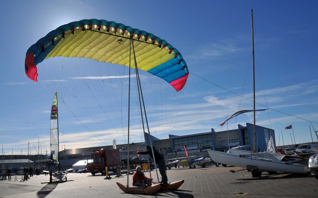 One of the many colourful contraptions at Simmer Style Weymouth Speed Week 2010 © Dorset Media